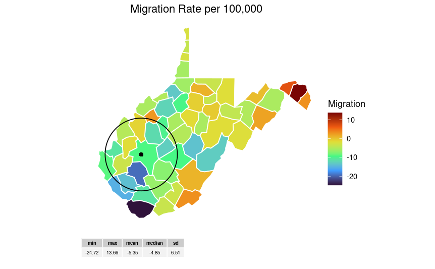 WV net migratoin